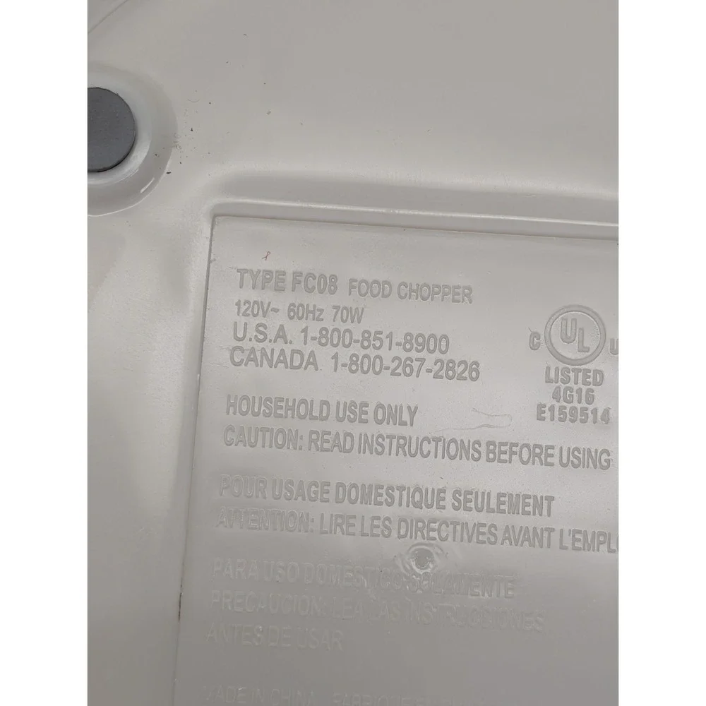 Proctor‎ Silex FC08 Food Motor Base Only Tested Working